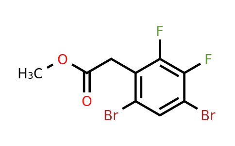 1807054-90-5 | Methyl 4,6-dibromo-2,3-difluorophenylacetate