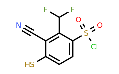 1807055-59-9 | 3-Cyano-2-difluoromethyl-4-mercaptobenzenesulfonylchloride