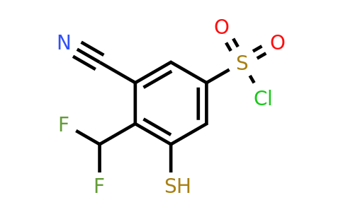 1807055-65-7 | 3-Cyano-4-difluoromethyl-5-mercaptobenzenesulfonylchloride