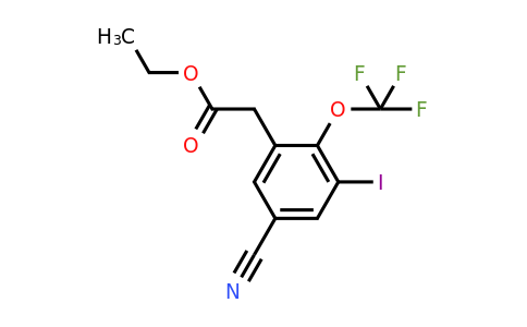 1807056-97-8 | Ethyl 5-cyano-3-iodo-2-(trifluoromethoxy)phenylacetate