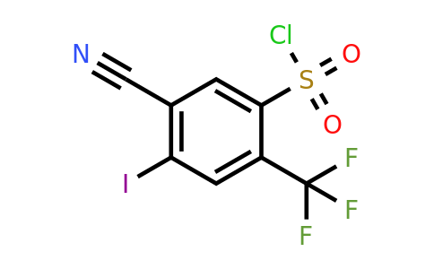1807057-10-8 | 5-Cyano-4-iodo-2-(trifluoromethyl)benzenesulfonylchloride