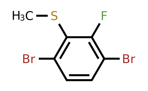 1807057-30-2 | 3,6-Dibromo-2-fluorothioanisole