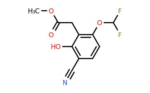 1807057-48-2 | Methyl 3-cyano-6-difluoromethoxy-2-hydroxyphenylacetate
