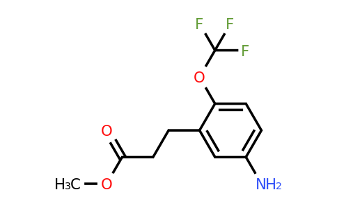 1807057-52-8 | Methyl 3-(5-amino-2-(trifluoromethoxy)phenyl)propanoate