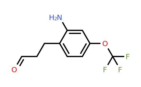 1807057-56-2 | 3-(2-Amino-4-(trifluoromethoxy)phenyl)propanal