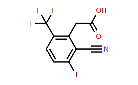 1807057-72-2 | 2-Cyano-3-iodo-6-(trifluoromethyl)phenylacetic acid