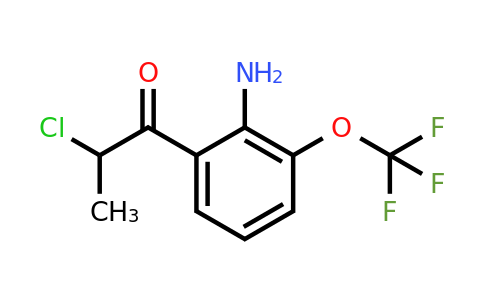 1807057-89-1 | 1-(2-Amino-3-(trifluoromethoxy)phenyl)-2-chloropropan-1-one