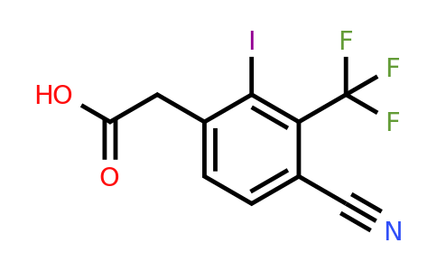 1807058-08-7 | 4-Cyano-2-iodo-3-(trifluoromethyl)phenylacetic acid