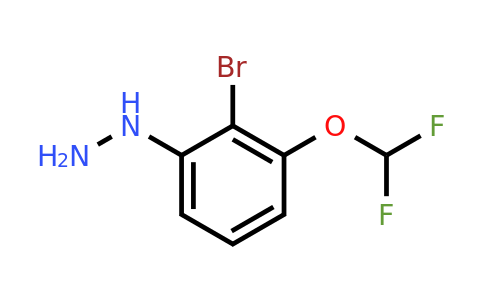 1807058-17-8 | 1-(2-Bromo-3-(difluoromethoxy)phenyl)hydrazine