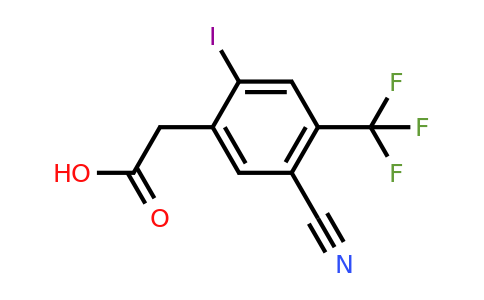 1807058-21-4 | 5-Cyano-2-iodo-4-(trifluoromethyl)phenylacetic acid