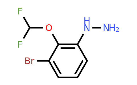 1807058-23-6 | 1-(3-Bromo-2-(difluoromethoxy)phenyl)hydrazine