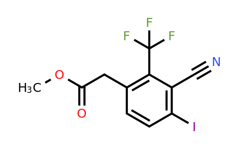1807058-64-5 | Methyl 3-cyano-4-iodo-2-(trifluoromethyl)phenylacetate