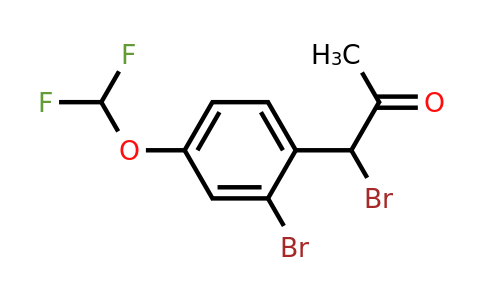 1807058-77-0 | 1-Bromo-1-(2-bromo-4-(difluoromethoxy)phenyl)propan-2-one
