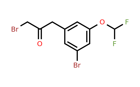 1807058-97-4 | 1-Bromo-3-(3-bromo-5-(difluoromethoxy)phenyl)propan-2-one