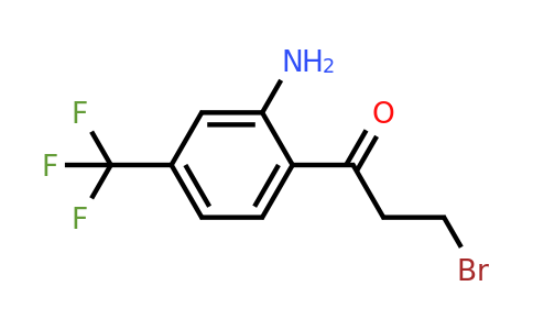1807058-99-6 | 1-(2-Amino-4-(trifluoromethyl)phenyl)-3-bromopropan-1-one