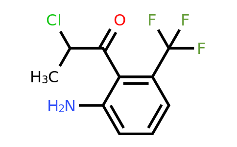 1807059-09-1 | 1-(2-Amino-6-(trifluoromethyl)phenyl)-2-chloropropan-1-one