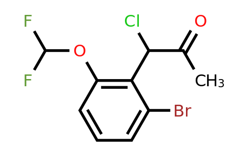 1807059-13-7 | 1-(2-Bromo-6-(difluoromethoxy)phenyl)-1-chloropropan-2-one