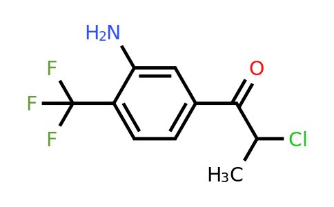 1807059-18-2 | 1-(3-Amino-4-(trifluoromethyl)phenyl)-2-chloropropan-1-one