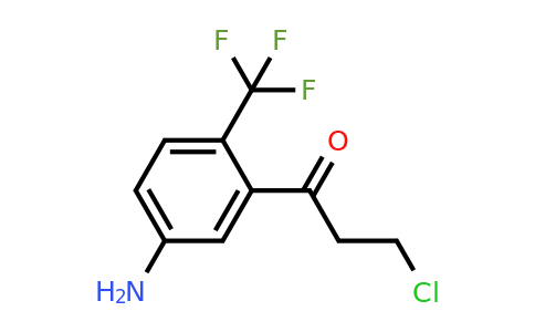 1807059-23-9 | 1-(5-Amino-2-(trifluoromethyl)phenyl)-3-chloropropan-1-one