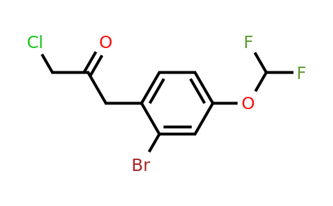 1807059-25-1 | 1-(2-Bromo-4-(difluoromethoxy)phenyl)-3-chloropropan-2-one
