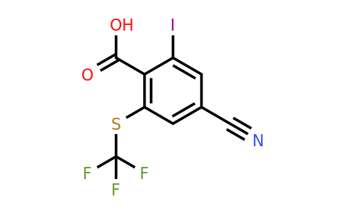 1807059-38-6 | 4-Cyano-2-iodo-6-(trifluoromethylthio)benzoic acid