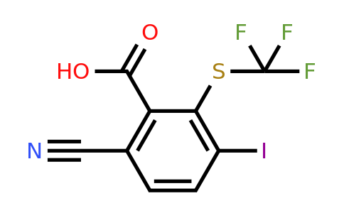 1807059-48-8 | 6-Cyano-3-iodo-2-(trifluoromethylthio)benzoic acid