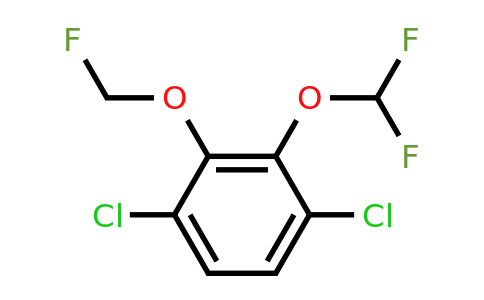 1807060-08-7 | 1,4-Dichloro-2-difluoromethoxy-3-(fluoromethoxy)benzene