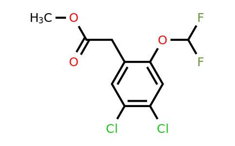 1807060-76-9 | Methyl 4,5-dichloro-2-(difluoromethoxy)phenylacetate