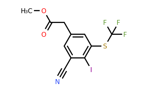 1807061-00-2 | Methyl 3-cyano-4-iodo-5-(trifluoromethylthio)phenylacetate