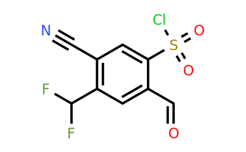 1807061-32-0 | 5-Cyano-4-difluoromethyl-2-formylbenzenesulfonylchloride
