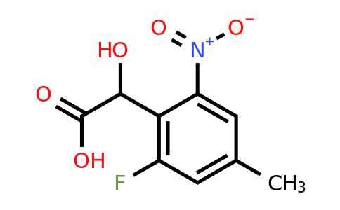 1807061-89-7 | 2-Fluoro-4-methyl-6-nitromandelic acid