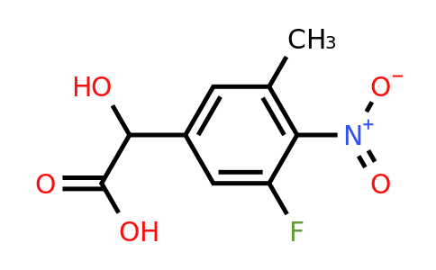1807061-94-4 | 3-Fluoro-5-methyl-4-nitromandelic acid