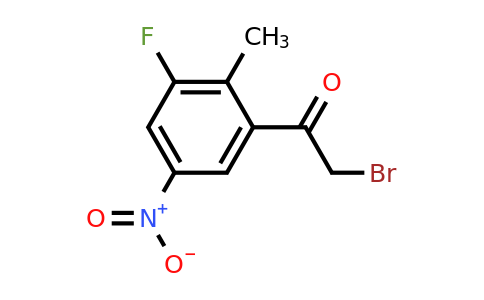 1807061-98-8 | 3'-Fluoro-2'-methyl-5'-nitrophenacyl bromide