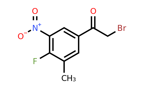 1807062-05-0 | 4'-Fluoro-3'-methyl-5'-nitrophenacyl bromide