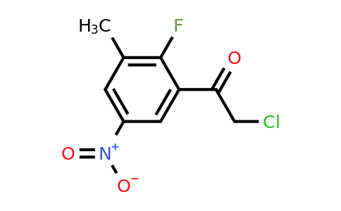 1807062-08-3 | 2'-Fluoro-3'-methyl-5'-nitrophenacyl chloride