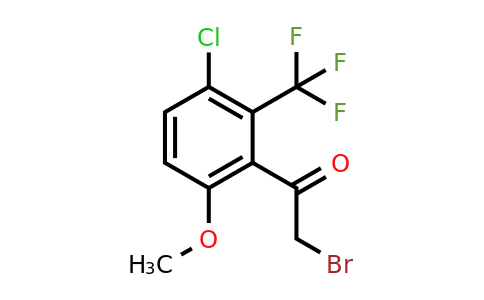 1807062-69-6 | 3'-Chloro-6'-methoxy-2'-(trifluoromethyl)phenacyl bromide