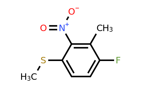 1807062-71-0 | 4-Fluoro-3-methyl-2-nitrothioanisole