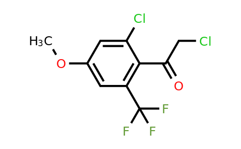 1807062-75-4 | 2'-Chloro-4'-methoxy-6'-(trifluoromethyl)phenacyl chloride