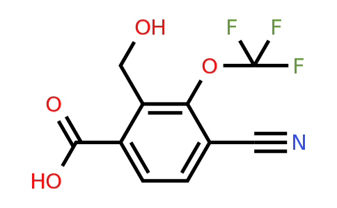 1807063-62-2 | 4-Cyano-2-hydroxymethyl-3-(trifluoromethoxy)benzoic acid
