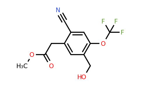 1807065-02-6 | Methyl 2-cyano-5-hydroxymethyl-4-(trifluoromethoxy)phenylacetate