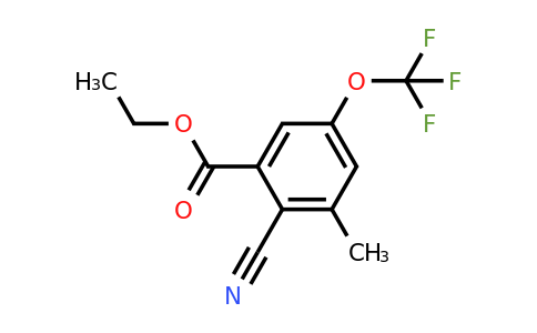 1807067-32-8 | Ethyl 2-cyano-3-methyl-5-(trifluoromethoxy)benzoate