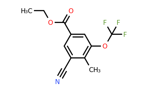 1807067-41-9 | Ethyl 3-cyano-4-methyl-5-(trifluoromethoxy)benzoate