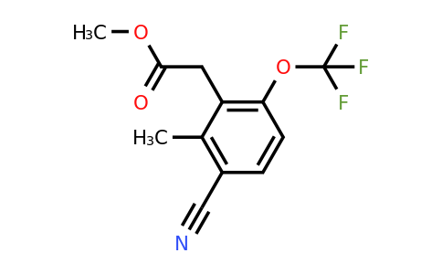 1807067-60-2 | Methyl 3-cyano-2-methyl-6-(trifluoromethoxy)phenylacetate