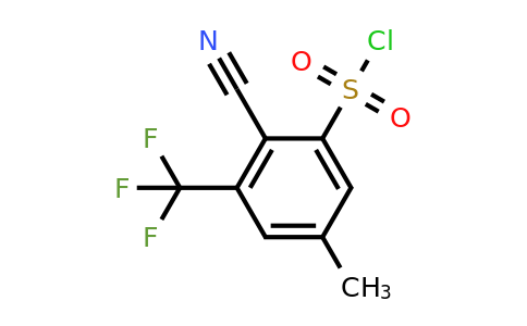 1807067-73-7 | 2-Cyano-5-methyl-3-(trifluoromethyl)benzenesulfonyl chloride