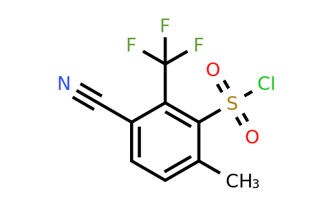 1807067-83-9 | 3-Cyano-6-methyl-2-(trifluoromethyl)benzenesulfonyl chloride