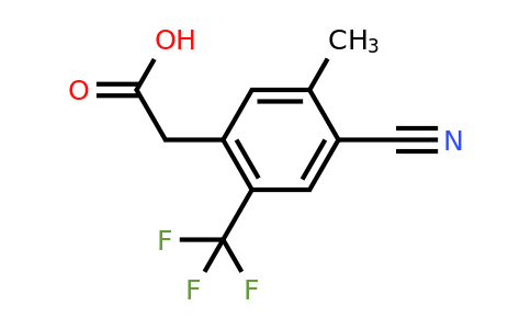 1807068-32-1 | 4-Cyano-5-methyl-2-(trifluoromethyl)phenylacetic acid
