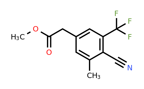 1807068-49-0 | Methyl 4-cyano-3-methyl-5-(trifluoromethyl)phenylacetate