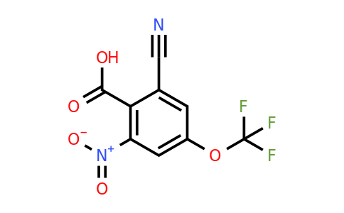 1807068-79-6 | 2-Cyano-6-nitro-4-(trifluoromethoxy)benzoic acid