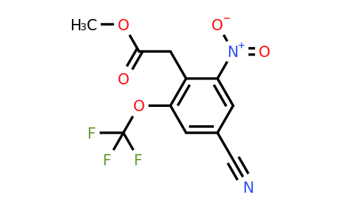 1807069-71-1 | Methyl 4-cyano-2-nitro-6-(trifluoromethoxy)phenylacetate