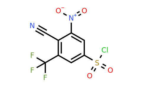 1807069-87-9 | 4-Cyano-3-nitro-5-(trifluoromethyl)benzenesulfonylchloride